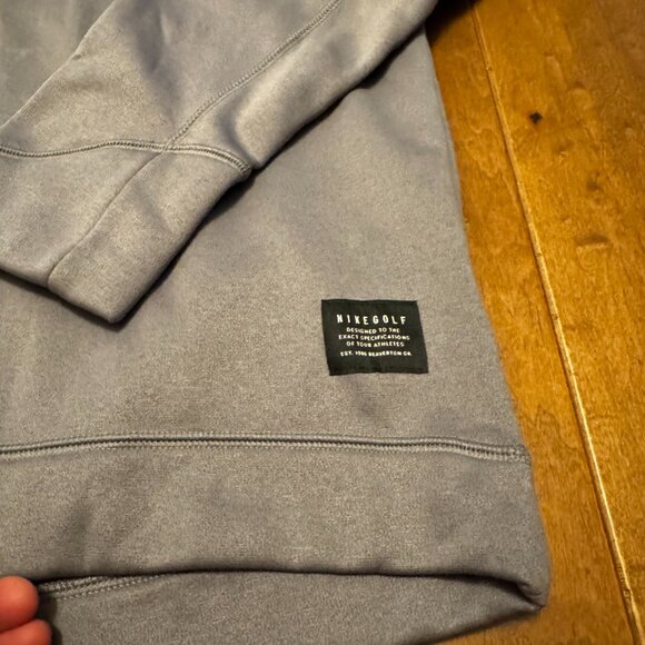 Mens Nike Golf Long Sleeve Sweater | Grey | Size Large | EUC - Picture 2 of 8